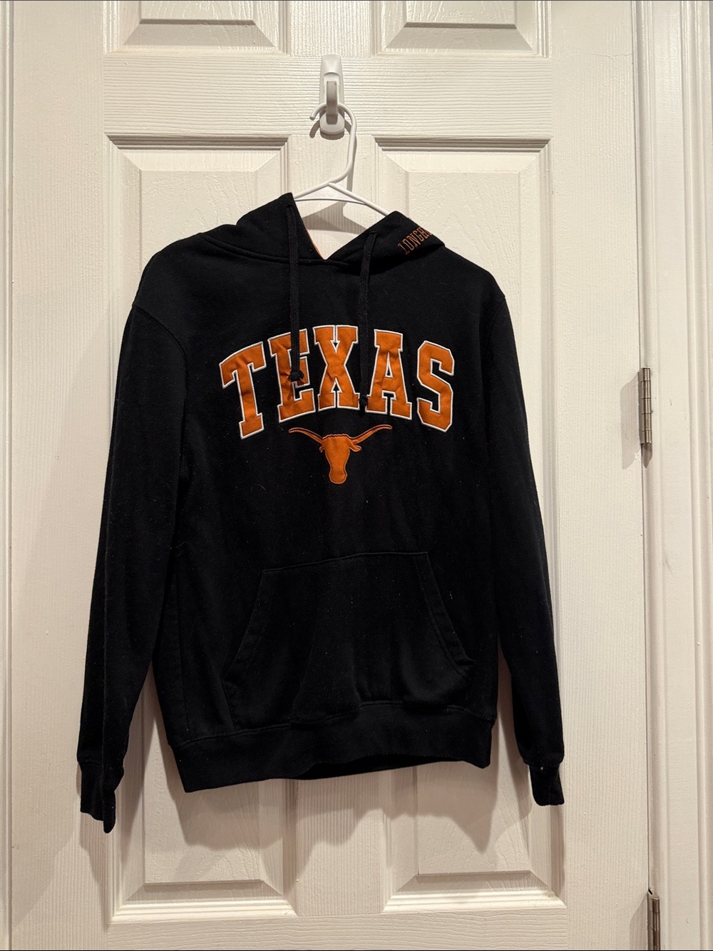 Colosseum Black & Orange Texas Pullover Hoodie